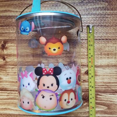 Disney Storage & Organization | Disney Tsum Tsum Character Storage Bin Kids Toy Bucket Container Collection | Color: Blue | Size: Os