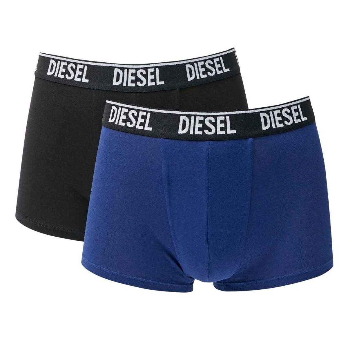 Diesel - "Umbx-Shawn" Boxershorts für Herren (2er-Pack) (Blau/Schwarz) Image