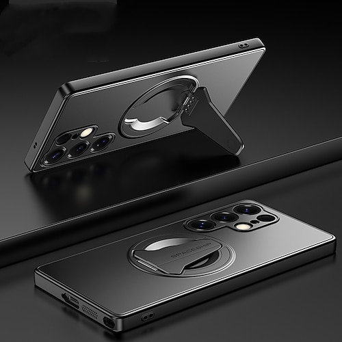 Handy Hülle Handyhüllen Für Samsung Galaxy S25 S25 Ultra Plus S25 Edge Rückseite Magnetische Adsorption Mit Ständer Magnetisch Unterstützt kabelloses Laden Retro PC Image