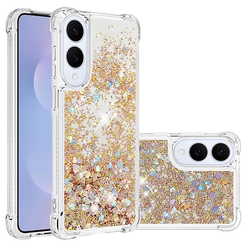 Handy Hülle Handyhüllen Für Samsung Galaxy S26 Ultra Plus S25 S24 S23 S22 Plus Ultra A56 A36 A26 A16 A55 5G Brieftaschenhülle Bling Glitzer glänzend Stoßfest Farbverläufe PC Image