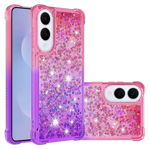 Handy Hülle Handyhüllen Für Samsung Galaxy S25 S24 S23 S22 Plus Ultra A14 A34 A54 A24 A73 A53 Rückseite Bling Glitzer glänzend Stoßfest Farbverläufe PC Image