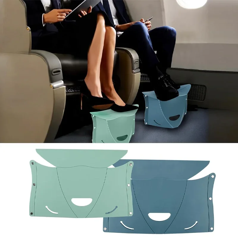 Ultradünner Klapphocker, leichter, tragbarer Campingstuhl, platzsparender Reisesitz für den Einsatz im Freien zu Hause, in Kunststoffdesign