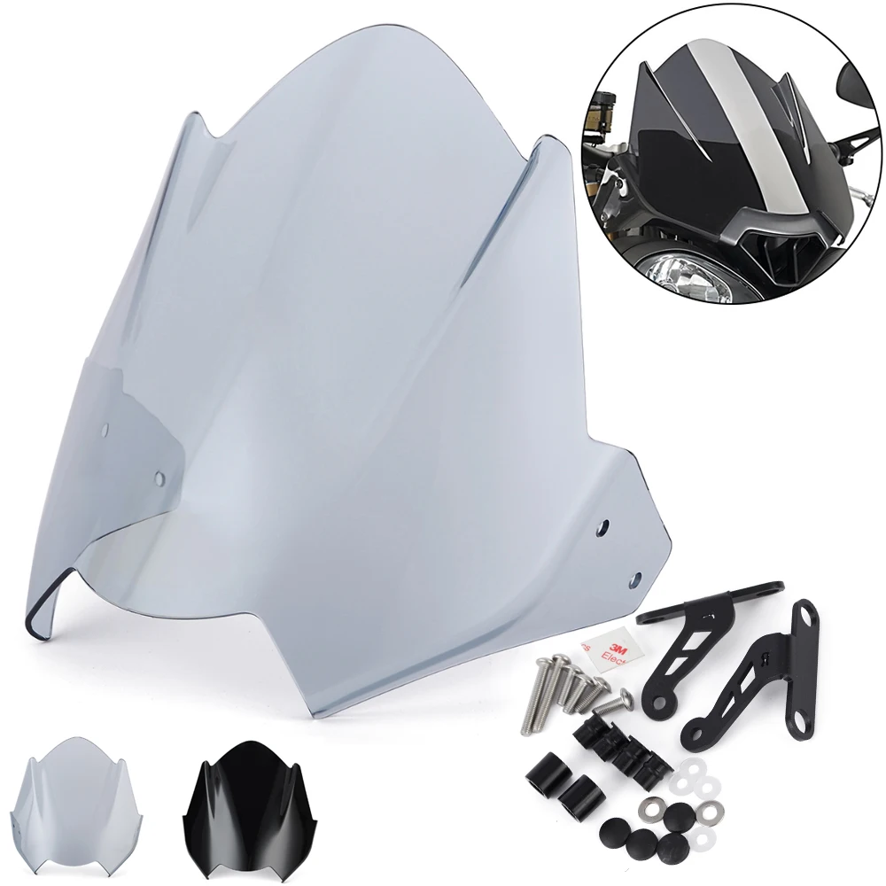 Parabrezza Per Triumph Street Triple 765 R RS 765R 765RS Velocità Triple R RS S Moto Parabrezza Deflettori del Vento Staffa