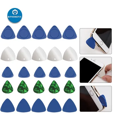 10 pcs /set Triangle Pry Opening Tool Plastic Guitar Picks Cell Phone Repair Tools Kit for iPhone iPad Tablet PC Hand Tools