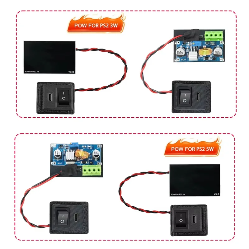 【T07A】Für PS2 Fat Console Mod Für PS2 Power Board Ersatz Typ-C Für PSU Modul 3XXXX/5XXX Netzteil