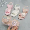 Ausverkauf Sommer Neue Casual Mädchen Open-toe Strass Sandalen Straße Student Kinder kinder Hausschuhe mit Weichen sohlen Größe 21-30