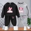Set di felpe con cappuccio a maniche lunghe con scollo a O per ragazza per 0-8 anni Pullover e pantaloni per bambini primavera autunno Set da 2 pezzi Tuta casual per bambini
