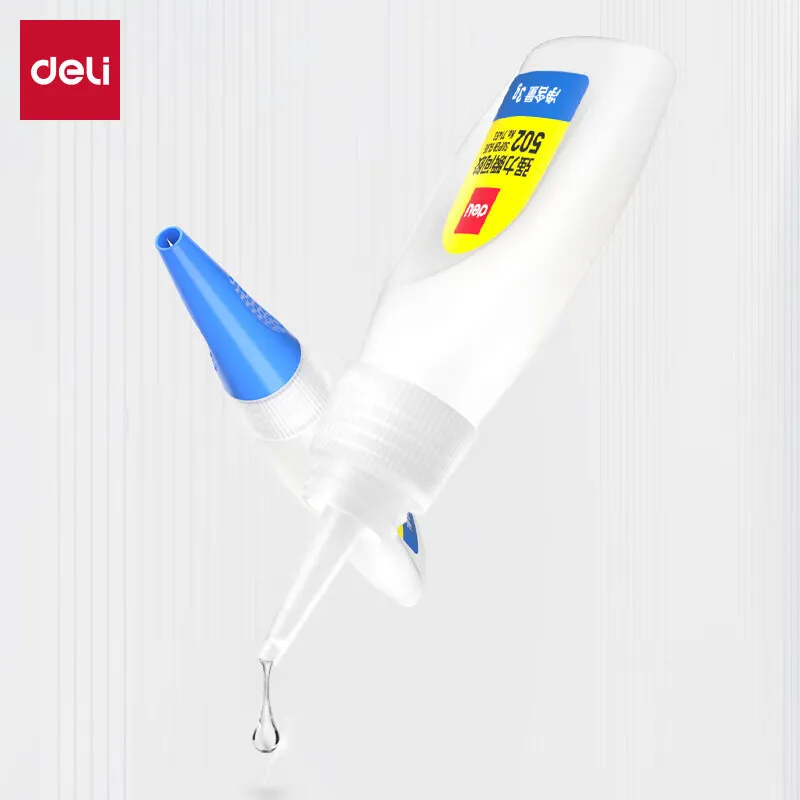 1pc Stationery 502 15g Super Glue Instant Cyanoacrylate Quick-drying Strong Leather Rubber Bond Adhesive Wood Metal Liquid 7147S Image