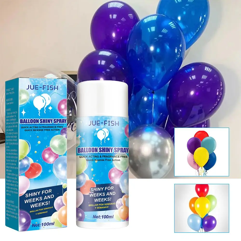 100ml Ballon glänzendes Spray Anti-Fading-Politur wiederherstellen Dekoration Atmosphäre Ballon Glanz Spray Ballon verbessern Aufheller Image