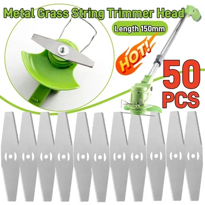 1-50PCS Metall Gras String Trimmer Ersatz Rasenmäher Stahl Klinge Kopf Handheld Rasenmäher Armaturen Hause Garten power Tools