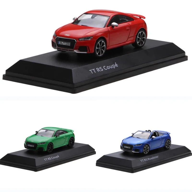 Original Audi TT Rs 3 Coupe/Roadster-Legierungsautomodell im Maßstab 1:43, statische Sammlung, dekoriertes Weihnachtsgeschenke-Spielzeug Image