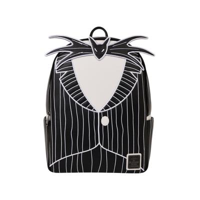 Women's Loungefly x The Nightmare Before Christmas Jack Skellington Full-Size Backpack Glow by Loungefly in Black (Size ONE SIZE)
