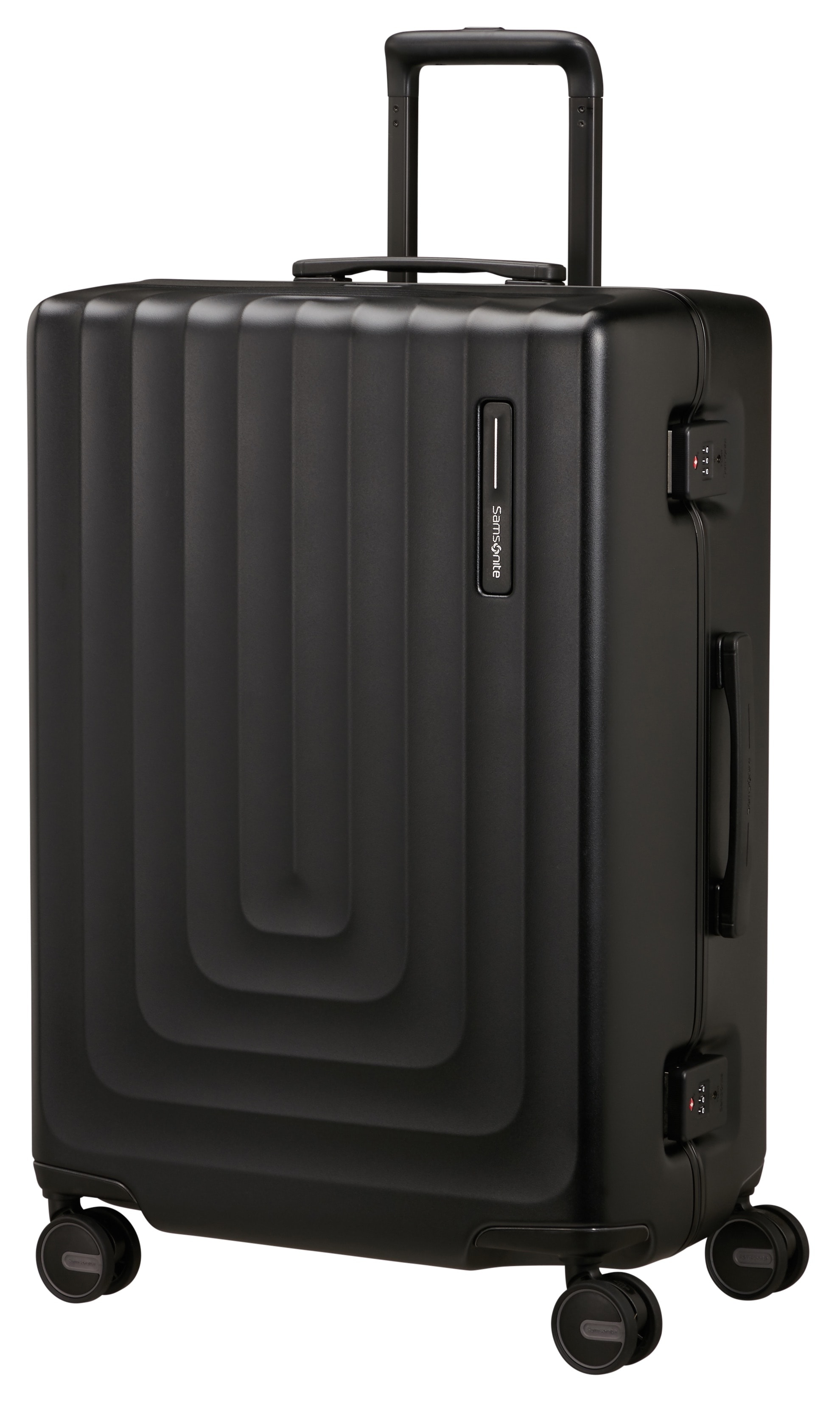 Hartschalen-Trolley SAMSONITE "FOCUS, verschiedene Größen und Farben", Gr. B/H/T: 47cm x 69cm x 27cm 75, matt graphite, Polycarbonat, Koffer, Reisegepäck, Hartschalen-Koffer, TSA-Schloss Image