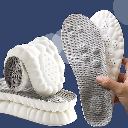 3 paia di solette ortopediche rivoluzionarie con tecnologia 4D Cloud, solette super morbide e ultra comode, solette per scarpe sportive 4D, solette massaggianti con agopuntura per il
