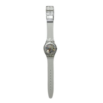 Unisex Clearly Gent Adjustable Analog Quartz Transparent Watch, 34mm