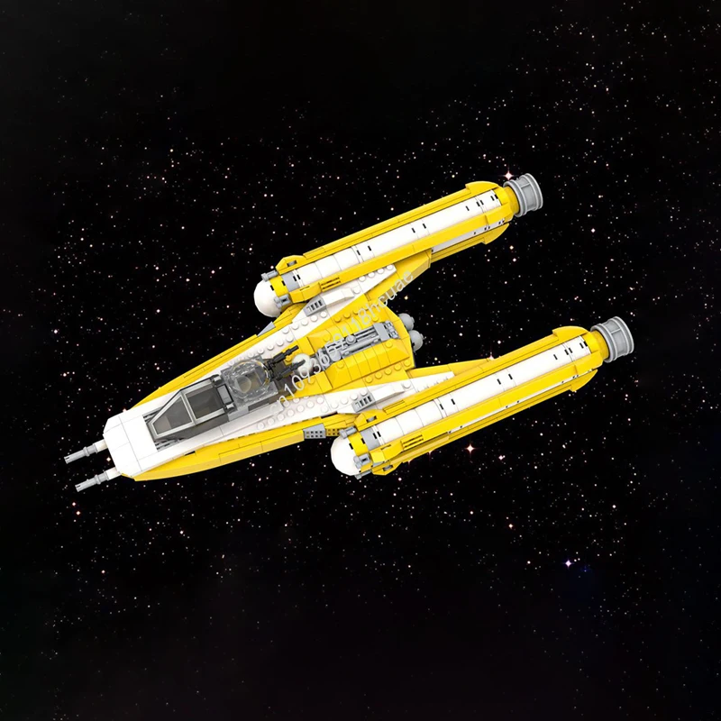 559PCS MOC Star Battle Republic BTL-B Y Wing Starfighter Raumschiff Modell Bausteine Stapeln Ziegel Kreative Pädagogische Image