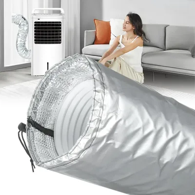 Air Conditioner Hose Wrap AC Hose Vent Insulation Sleeve Air Conditioner Exhaust Tube Insulation Cover Easy Installation