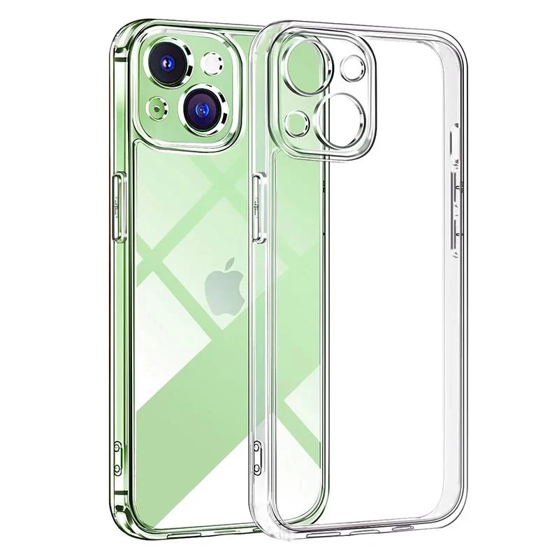 Kameraschutz, klare, stoßfeste Handyhülle für iPhone 15 14 13 12 11 Pro Max 16 Plus Mini 17 Air Cases Shell Fundas Image