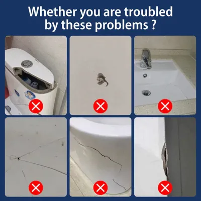 Multifunctional Tile Stone Crack Repair Gel Ceramic Tile Repair Paste Glazed Floor Marble Tiles Adhesive Repairing Pits
