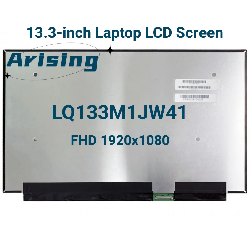 13.3" Laptop LCD Screen LQ133M1JW41 For Toshiba G83/HS FHD 1920x1080 IPS Slim Display Matrix Panel 30pins eDP