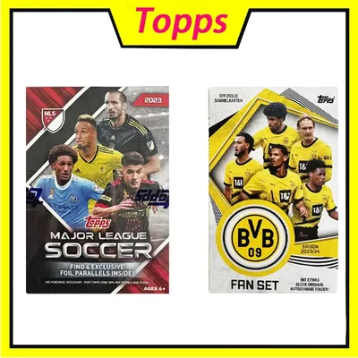 23-24 Topps Soccer Star Card Borussia Dortmund Team Box Club Fan Set Arsenal Team Box Sammeln Sie Geschenke