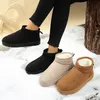 Winter Runde Kopf Sexy Bequeme Warme Casual Wanderschuhe Modische Neue Wildleder Dicke Sohle Große Größe Schnee Stiefel für Frauen