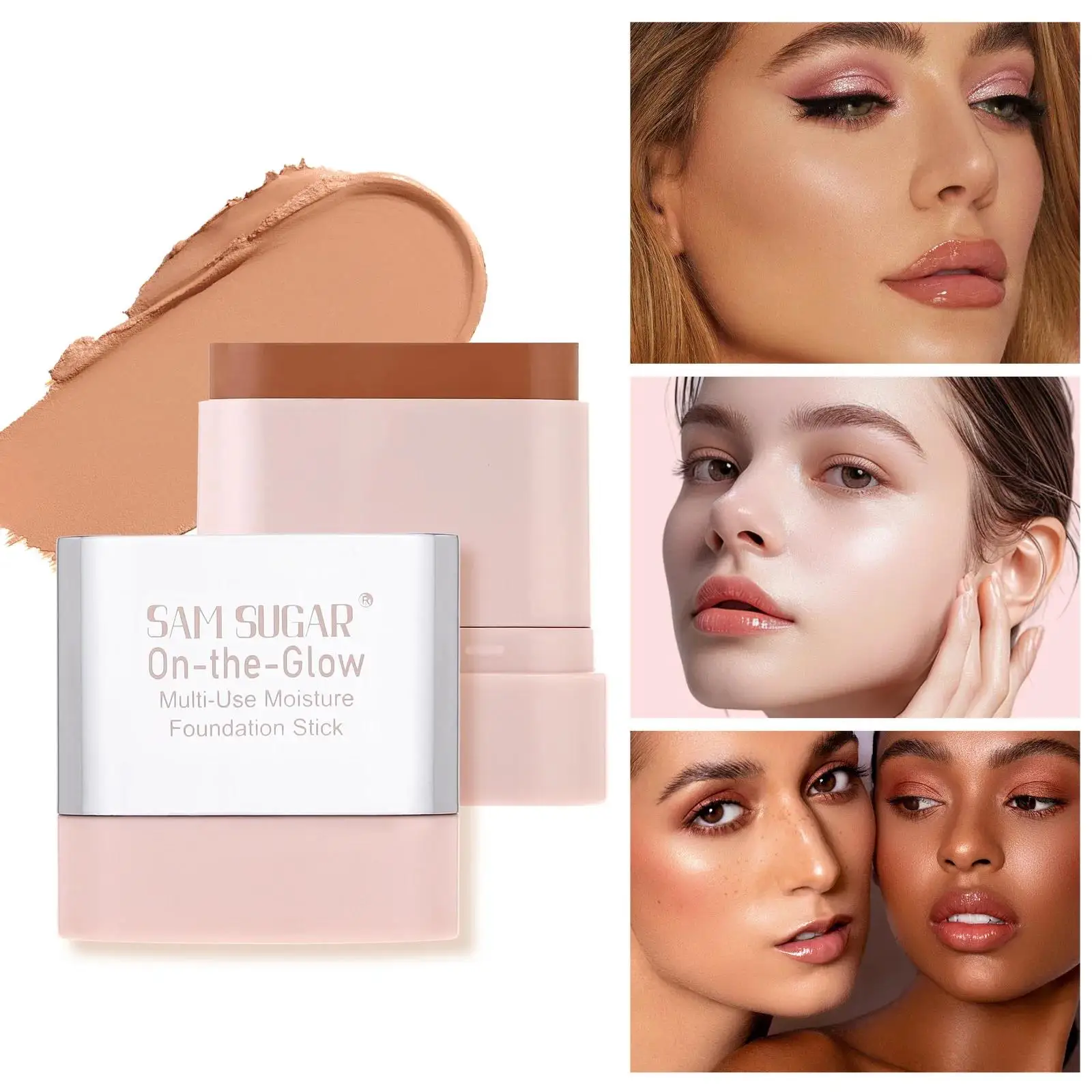 Oil Control Foundation Stick, wasserfest, langlebig, Concealer, aufhellend, feuchtigkeitsspendend, Hautkontur-Make-up Image