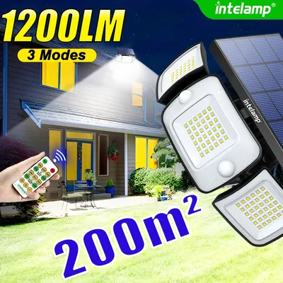 1200LM Solar-Led-Licht Im Freien Leistungsstarke Außen Motion Sensor Solar Lampe Wasserdichte Garten Straße Lampe Sonnenlicht für Terrasse Weg