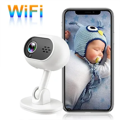 1080P WIFI Baby Überwachung Kamera Bewegungserkennung Alarm Erinnerung Stimme Interaktive Nachtsicht Überwachung für Baby