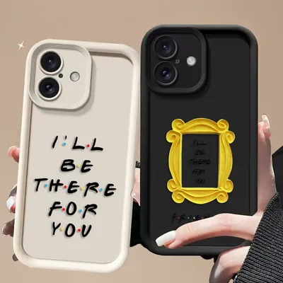 HOT TV SHOW Friends Cover Phone Case For iPhone 17 AIR 16 16E 15 14 Plus PRO MAX Shockproof Soft Silicone Case Funda Shell Capa