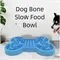 Haustier Hund Katze Gesunde Weiche Gummi Slow Food Feeder Schüssel Anti-Slip Anti-Schleppen Anti-Choke Tragbare Reise fütterung Schüssel Für Kleine