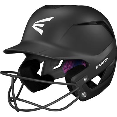 Easton Z50 Matte Softball Batting Helmet with Softball Mask Black