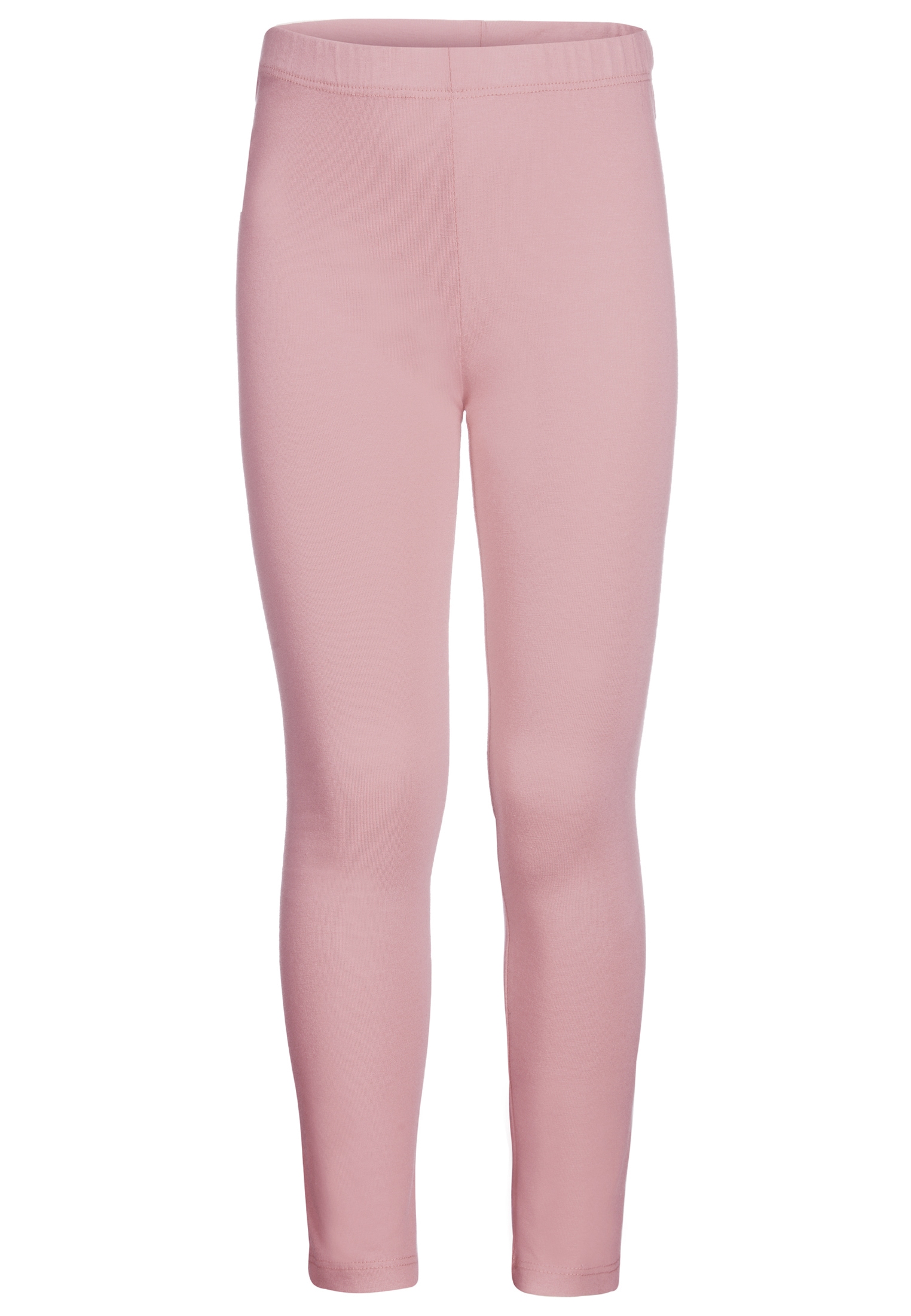 Sommerkleid HAPPY GIRLS "leggings", Mädchen, Gr. 128, EURO-Größen, rosa (dusty rose), Stoff, 100% Polyester, normal, Kleider Sommerkleid