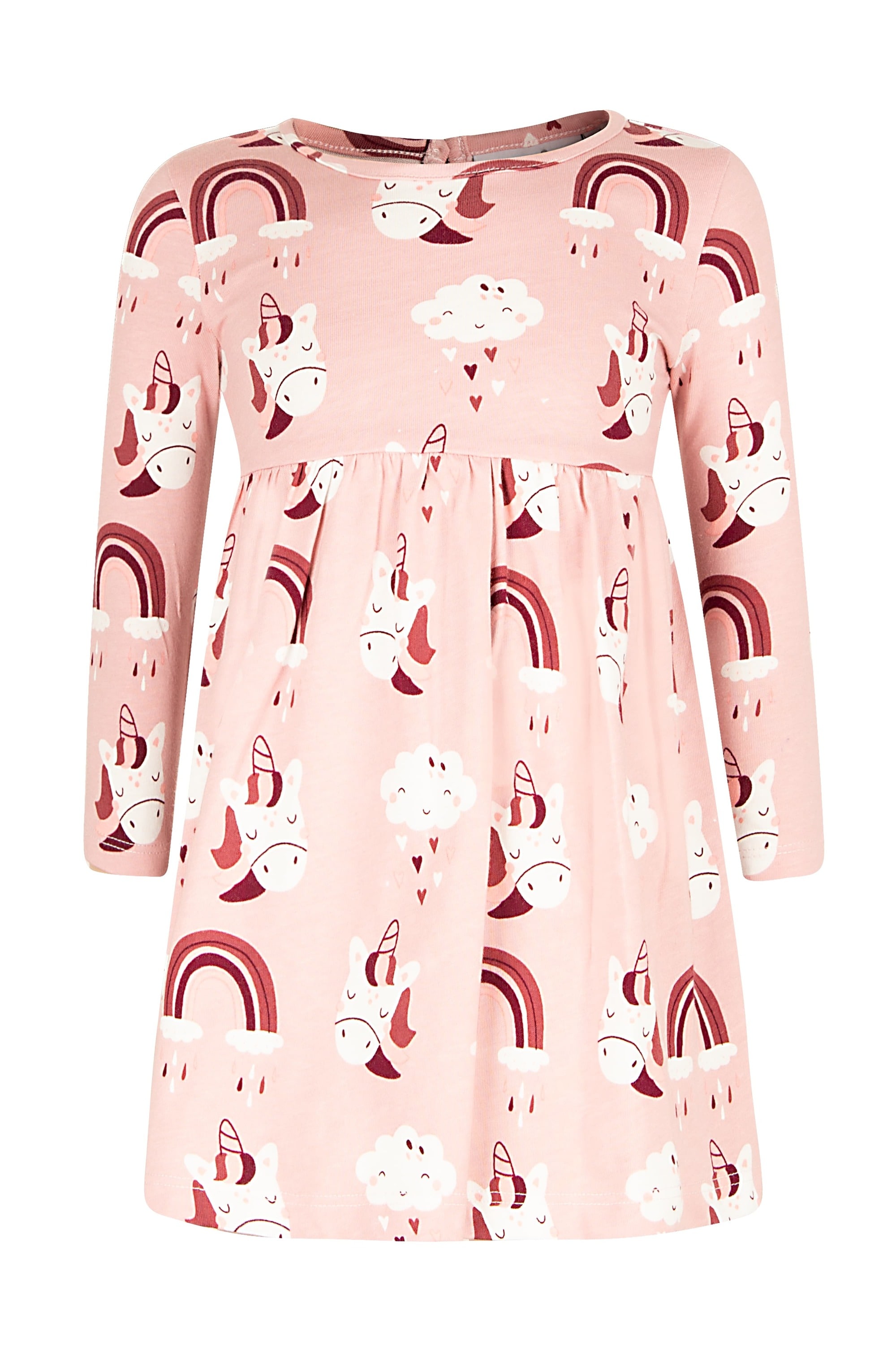 Sommerkleid HAPPY GIRLS "dress", Mädchen, Gr. 98, EURO-Größen, rosa (dusty rose), Stoff, 100% Baumwolle, normal, Kleider Image