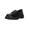 Slipper CLARKS "Orinoco3 Edge", Damen, Gr. 42, schwarz, Leder, elegant, Schuhe, mit flexibler Sohle