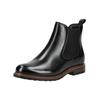 Stiefelette TAMARIS "Tamaris Stiefelette Leder/Textil", Damen, Gr. 37, schwarz, Leder, Textil, casual, Schuhe