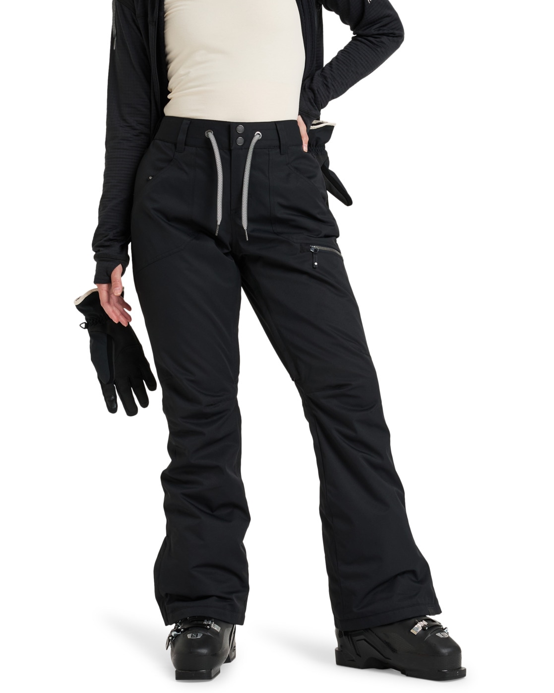 Skihose ROXY "Nadia", Damen, Gr. L, schwarz, 100% Polyester, Hosen Image