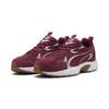 Sneaker PUMA "Milenio Tech Sneakers Erwachsene", Gr. 46, team regal rot silber ruby shimmer metallic, Obermaterial: Textil, Kuhleder, Synthetik; Futter: Textil; Innensohle: Textil; Laufsohle: Gummi, Schuhe
