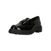 Slipper CLARKS "Orinoco3 Edge", Damen, Gr. 39, schwarz, Leder, Gummi, klassisch, Schuhe, aus hochwertigem, schwarzem Lackleder