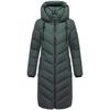 Steppmantel NAVAHOO "Sahnekatzii XIV", Damen, Gr. S (36), grau (graugrün), Oberstoff: 100% Polyester, Futter: 100% Polyester, Wattierung: 100% Polyester, Ärmelfutter: 100% Polyester, modisch, figurumspielend ca. Mitte Knie, hoch geschlossener...