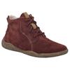 Schnürboots JOSEF SEIBEL "Wynona 05", Damen, Gr. 39, rot (bordeaux), Veloursleder, casual, Schuhe, Boots, Komfortschuh mit Wechselfußbett und Weite G