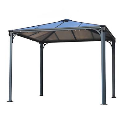 Palram-Canopia Palermo 3000 10' x 10' Gazebo (Grey / Bronze)