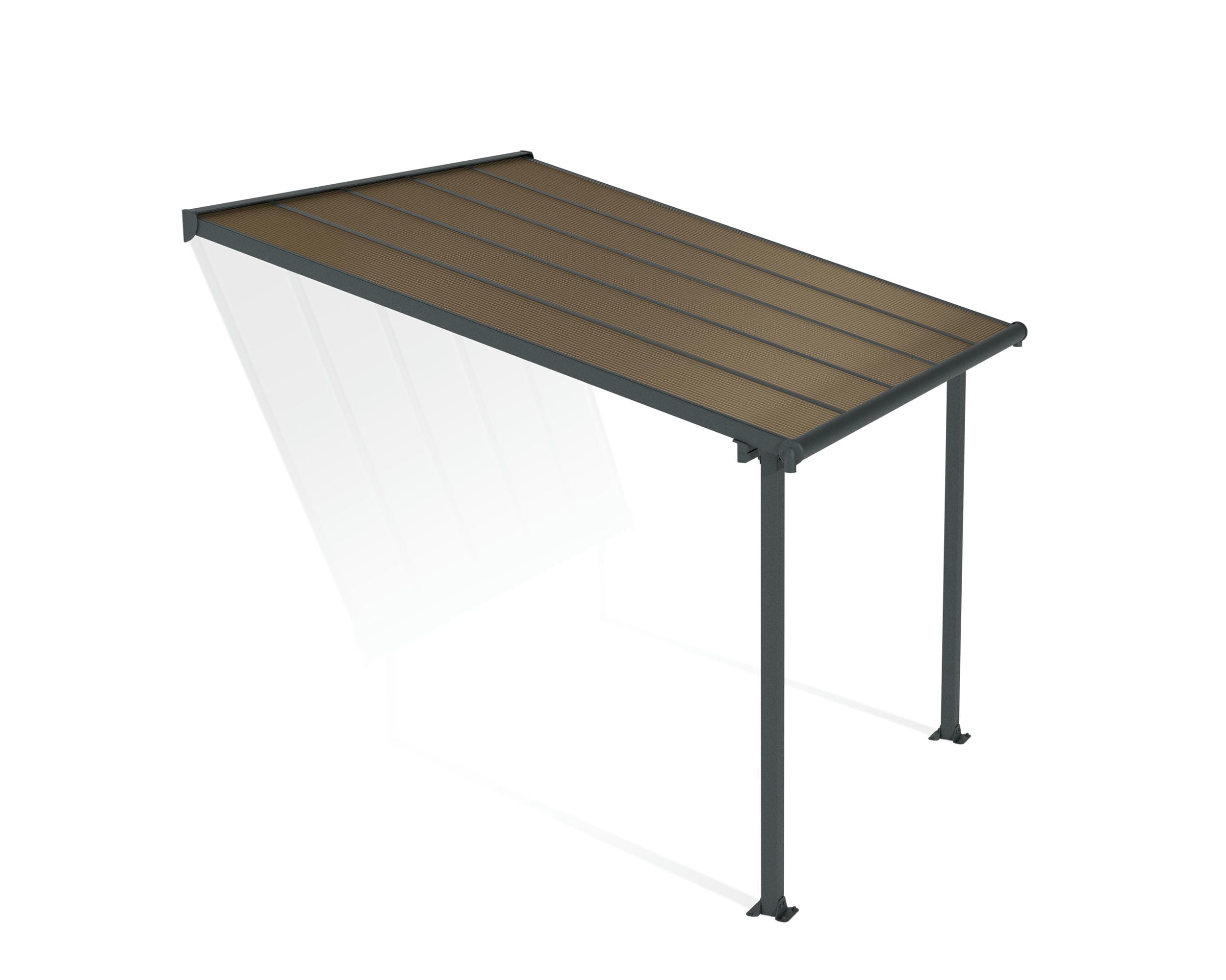 Palram-Canopia Olympia 10 X 10 Patio Cover (Grey / Bronze)