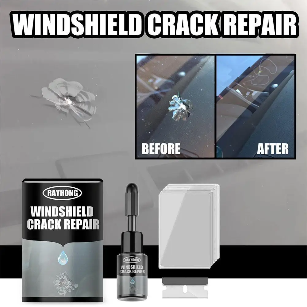 DIY Auto Windschutzscheibe Harz Reparatur Flüssigkeit Fenster Kratzer Nano Reparatur Kit Werkzeug Auto Außen Reinigung und Wartung Zubehör Image