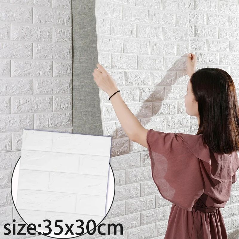 3D-Tapete, XPE-Schaumstoff, Wandaufkleber für Küche, Schlafzimmer, Wohnzimmer und Mor, selbstklebende Vinyl-Wandkunst, Essential Image