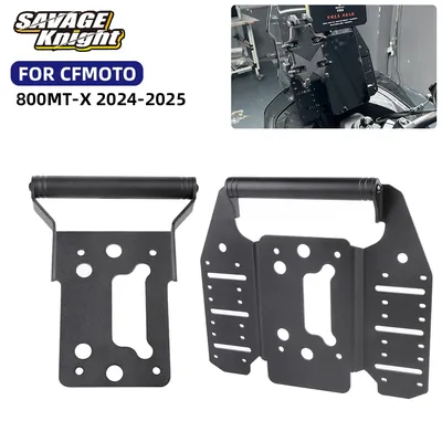 800MT-X GPS Navigation Phone Holder Support For CFMOTO 800MTX 800 MT-X 2024-2025 Mobile Phone Extension Bar Bracket 800 MT X