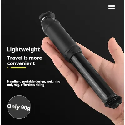 Portable Mini Bicycle Air Pump Aluminium Alloy Hand Bike Pump MTB Road Bicycle Inflator Cycling Frame Tires Pump