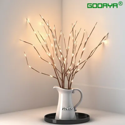 LED Fairy Light Birch Branch Light Festive Lights Battery Operated For Christmas Party Wedding Decoration Twig Outdoor Lights