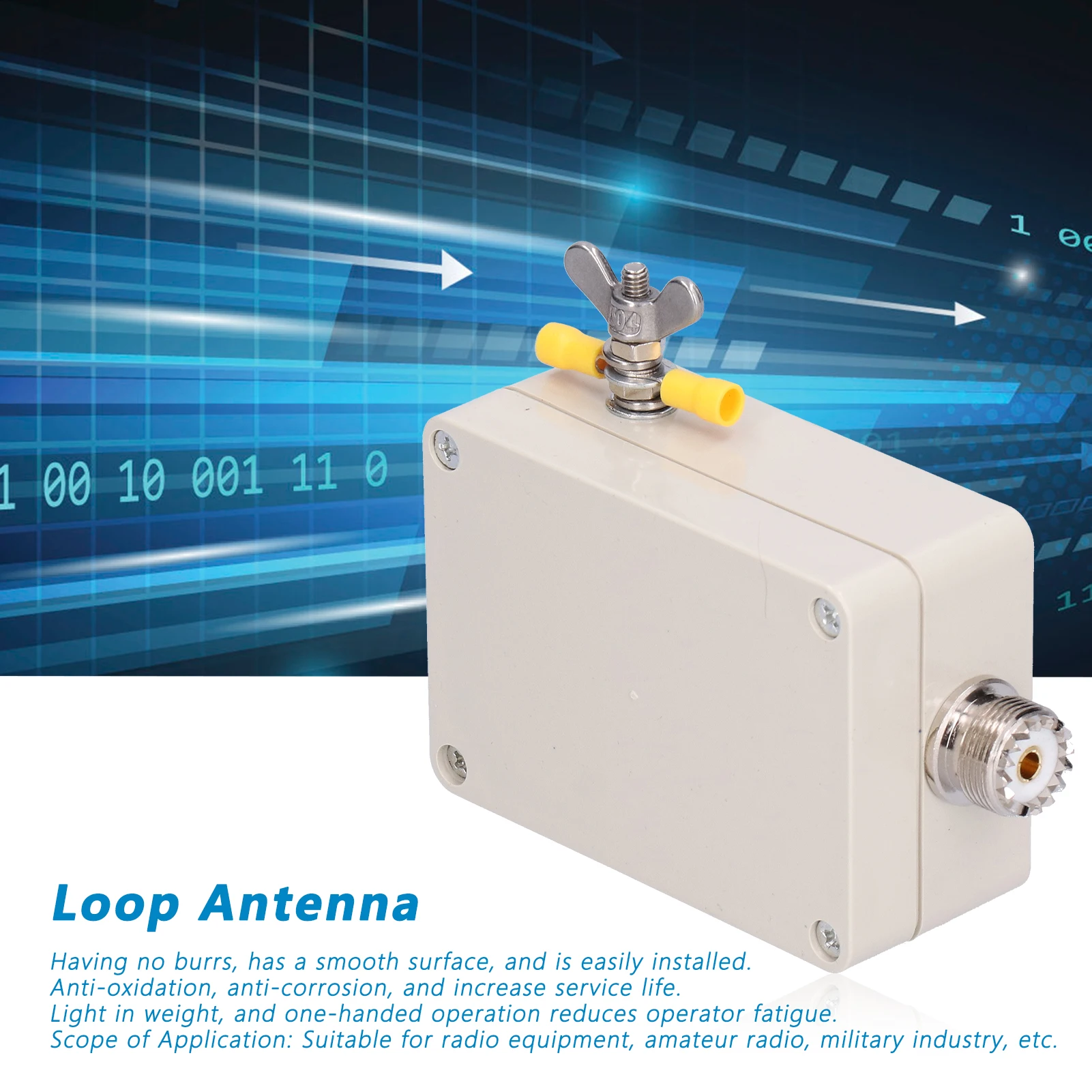49:1 Balun Kurzwellen-Balun HAM HF-Antenne Vierband 5–35 MHz End Fed Half Wave-Antenne Amateurfunk-Balun für HF-Kurzwelle Image