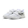 Hallenschuh PUMA "VARION II V JR", Gr. 34, schwarz-weiß (puma weiß, puma schwarz), Synthetik, sportlich, Schuhe